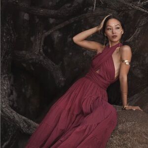 Gorgeous Thaluta Amara Bohemian Maxi Dress in RED